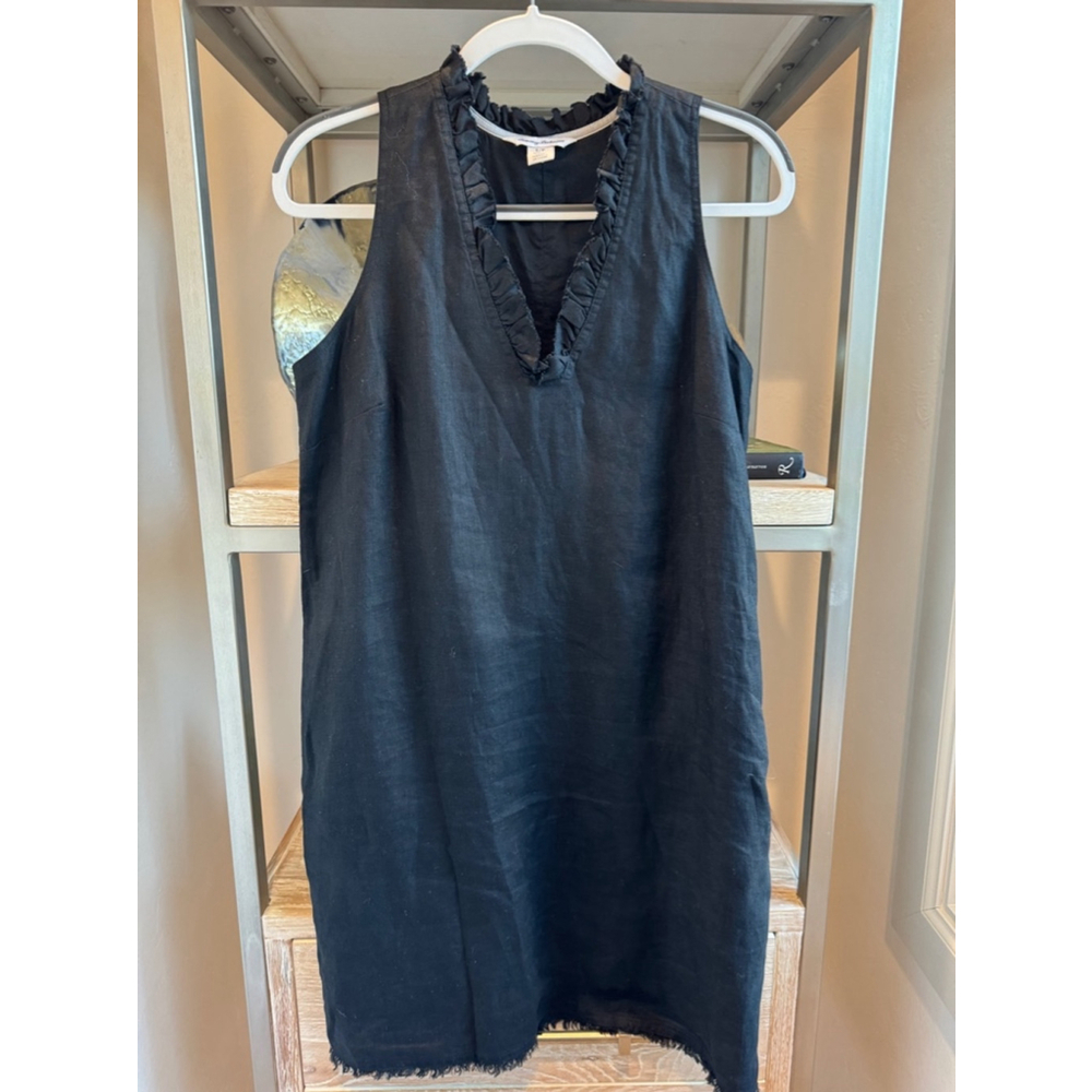 Women's Tommy Bahama Linen Dress, S/P, Black